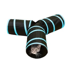 Pawise - Túnel Plegable 3-Way para Gatos