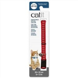 Cat It - Collar Ajustable Reflectante Rojo
